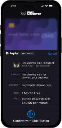 Pro Growing Plan – 1-month free, then $40/month via PayPal.