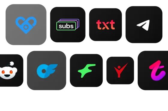 Icons of the creator platforms OnlyMonster connects to