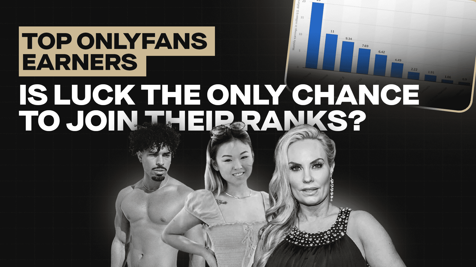 Top OnlyFans Earners - Is Luck the Only Chance to Join Their Ranks?