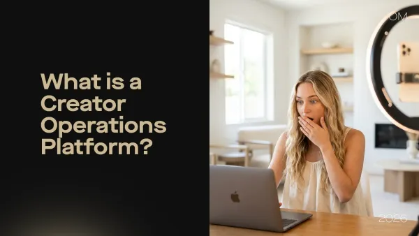 what is a creator operations platform 